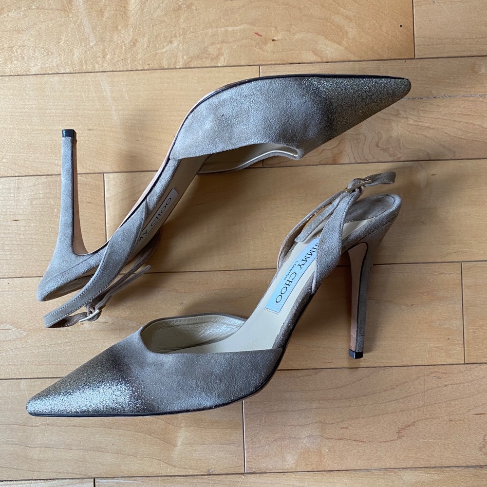 Jimmy Choo Suede Slingbacks - image 1